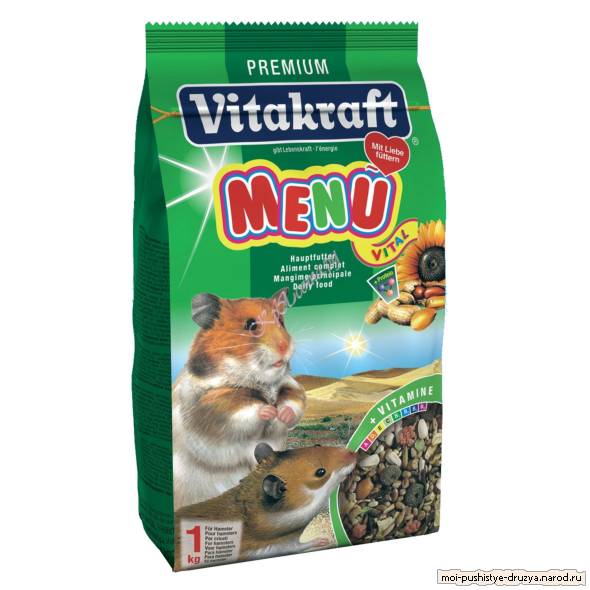 Основной корм для хомяков VITAKRAFT MENU VITAL